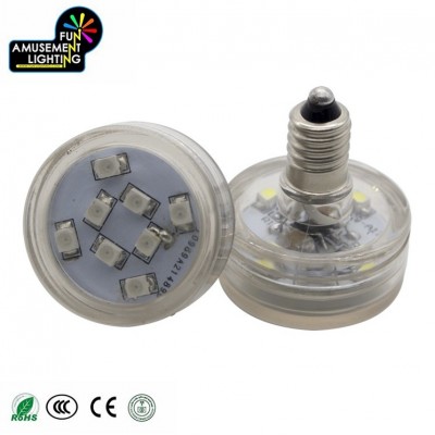 Waterproof Ip65 E10 Smd 1.5W Single Color Led Point Light For Amusement Park